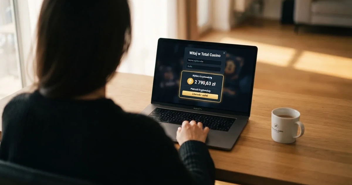 Ekran logowania do konta kasyna online z widoczną opcją wyboru kryptowaluty Binance Coin (BNB) jako metody płatności.
